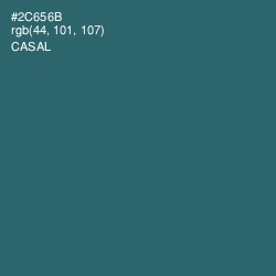 #2C656B - Casal Color Image