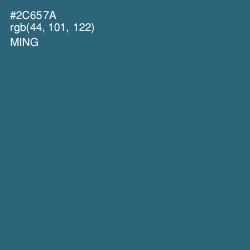 #2C657A - Ming Color Image