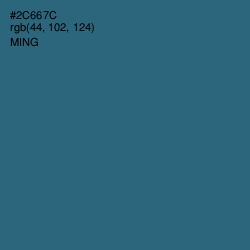 #2C667C - Ming Color Image