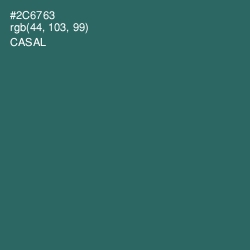 #2C6763 - Casal Color Image