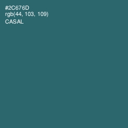 #2C676D - Casal Color Image