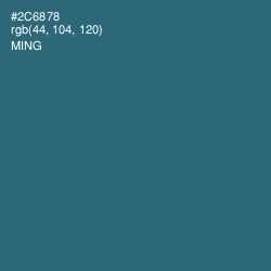 #2C6878 - Ming Color Image