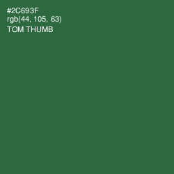 #2C693F - Tom Thumb Color Image