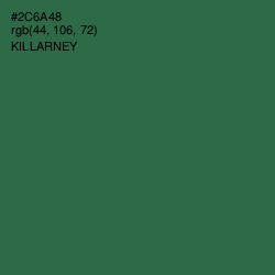 #2C6A48 - Killarney Color Image