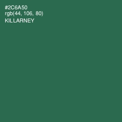 #2C6A50 - Killarney Color Image
