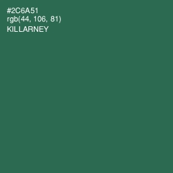 #2C6A51 - Killarney Color Image