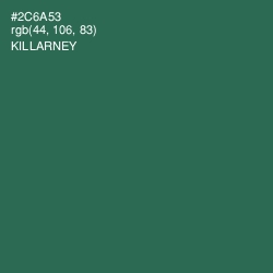 #2C6A53 - Killarney Color Image