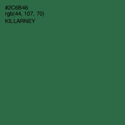 #2C6B46 - Killarney Color Image