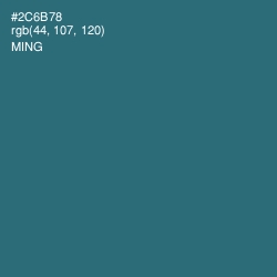 #2C6B78 - Ming Color Image