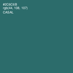 #2C6C6B - Casal Color Image