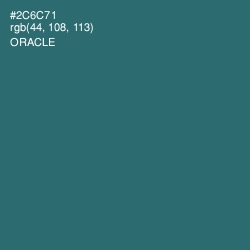 #2C6C71 - Oracle Color Image