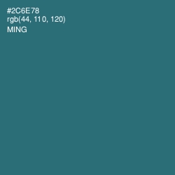 #2C6E78 - Ming Color Image