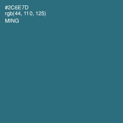 #2C6E7D - Ming Color Image