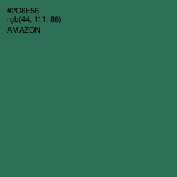 #2C6F56 - Amazon Color Image