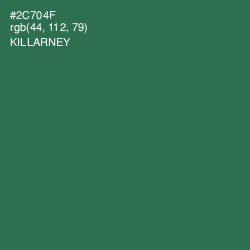 #2C704F - Killarney Color Image