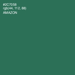 #2C7058 - Amazon Color Image