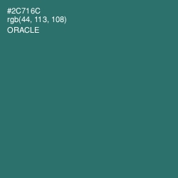 #2C716C - Oracle Color Image
