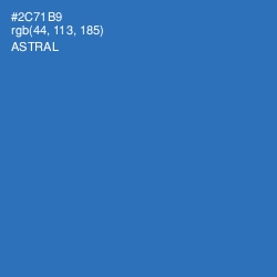 #2C71B9 - Astral Color Image