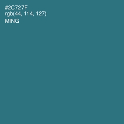 #2C727F - Ming Color Image