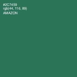 #2C7459 - Amazon Color Image