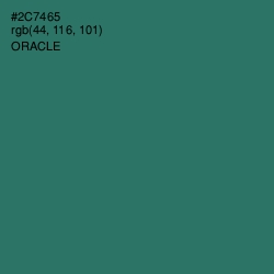 #2C7465 - Oracle Color Image