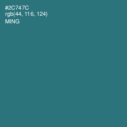 #2C747C - Ming Color Image