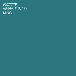 #2C777F - Ming Color Image