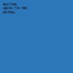 #2C77BA - Astral Color Image