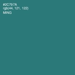 #2C797A - Ming Color Image