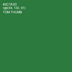 #2C7A3D - Tom Thumb Color Image