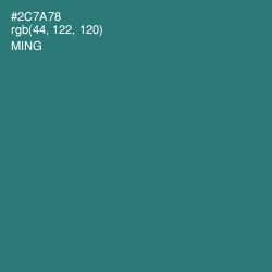 #2C7A78 - Ming Color Image