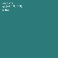 #2C7A79 - Ming Color Image