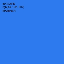 #2C7AED - Mariner Color Image