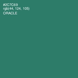 #2C7C69 - Oracle Color Image