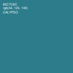 #2C7C8C - Calypso Color Image