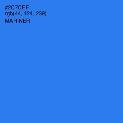 #2C7CEF - Mariner Color Image