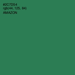 #2C7D54 - Amazon Color Image