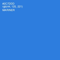 #2C7DDD - Mariner Color Image