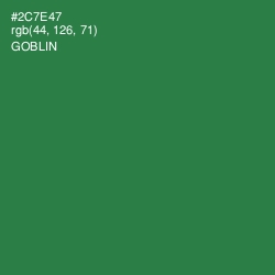 #2C7E47 - Goblin Color Image