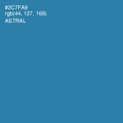 #2C7FA9 - Astral Color Image