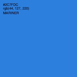 #2C7FDC - Mariner Color Image