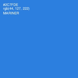 #2C7FDE - Mariner Color Image