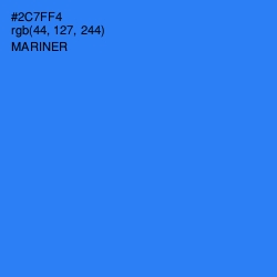 #2C7FF4 - Mariner Color Image