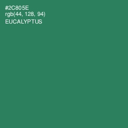 #2C805E - Eucalyptus Color Image