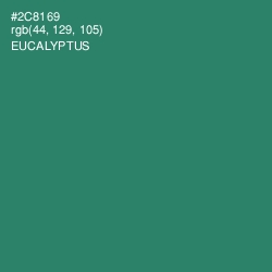 #2C8169 - Eucalyptus Color Image