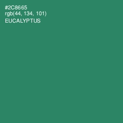 #2C8665 - Eucalyptus Color Image