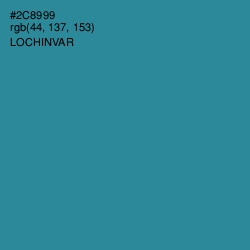 #2C8999 - Lochinvar Color Image