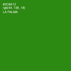 #2C8A12 - La Palma Color Image