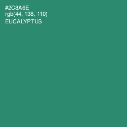 #2C8A6E - Eucalyptus Color Image