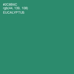 #2C8B6C - Eucalyptus Color Image